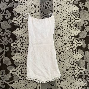 ☁️ POM POM TRIM DRESS ☁️